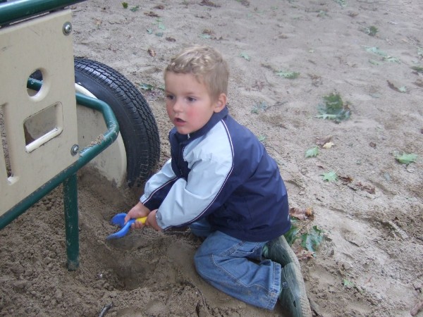 vastloper even uitgraven